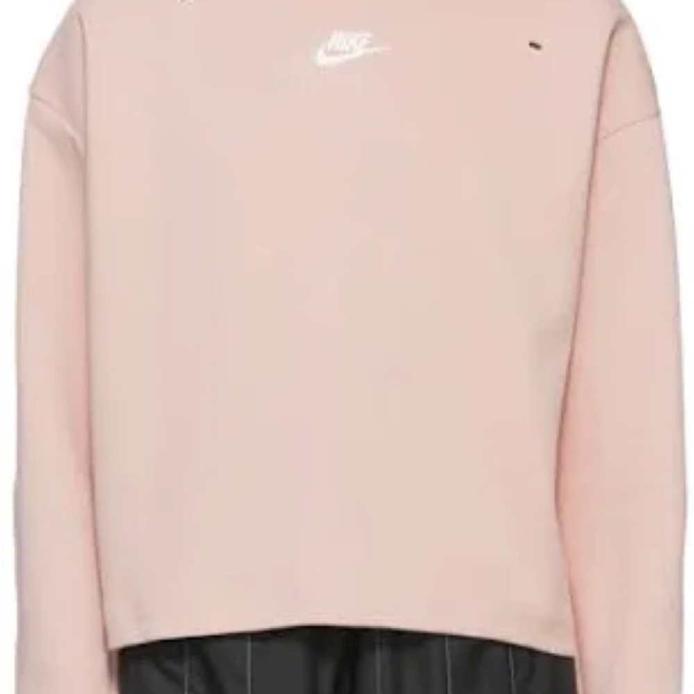 Nike Women's light pink mock turtleneck sweatshirt - Picture 2 of 3